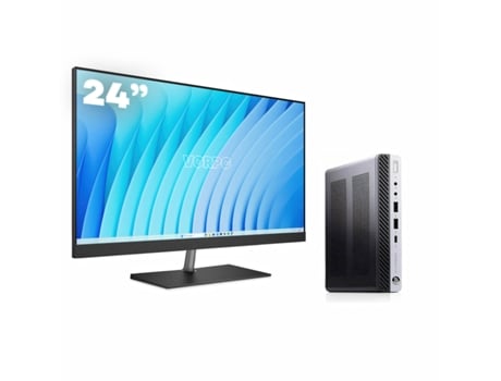 Mini Pc Hp 800 G4 / I5-8500T / 16Gb Ddr4 512Gb Ssd Windows 11 Pack 24 (Recondicionado Como Novo) - HP