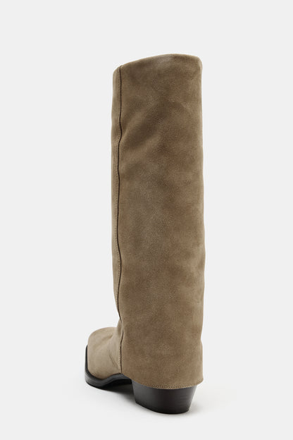 BOTA EM CROUTE - Castanho