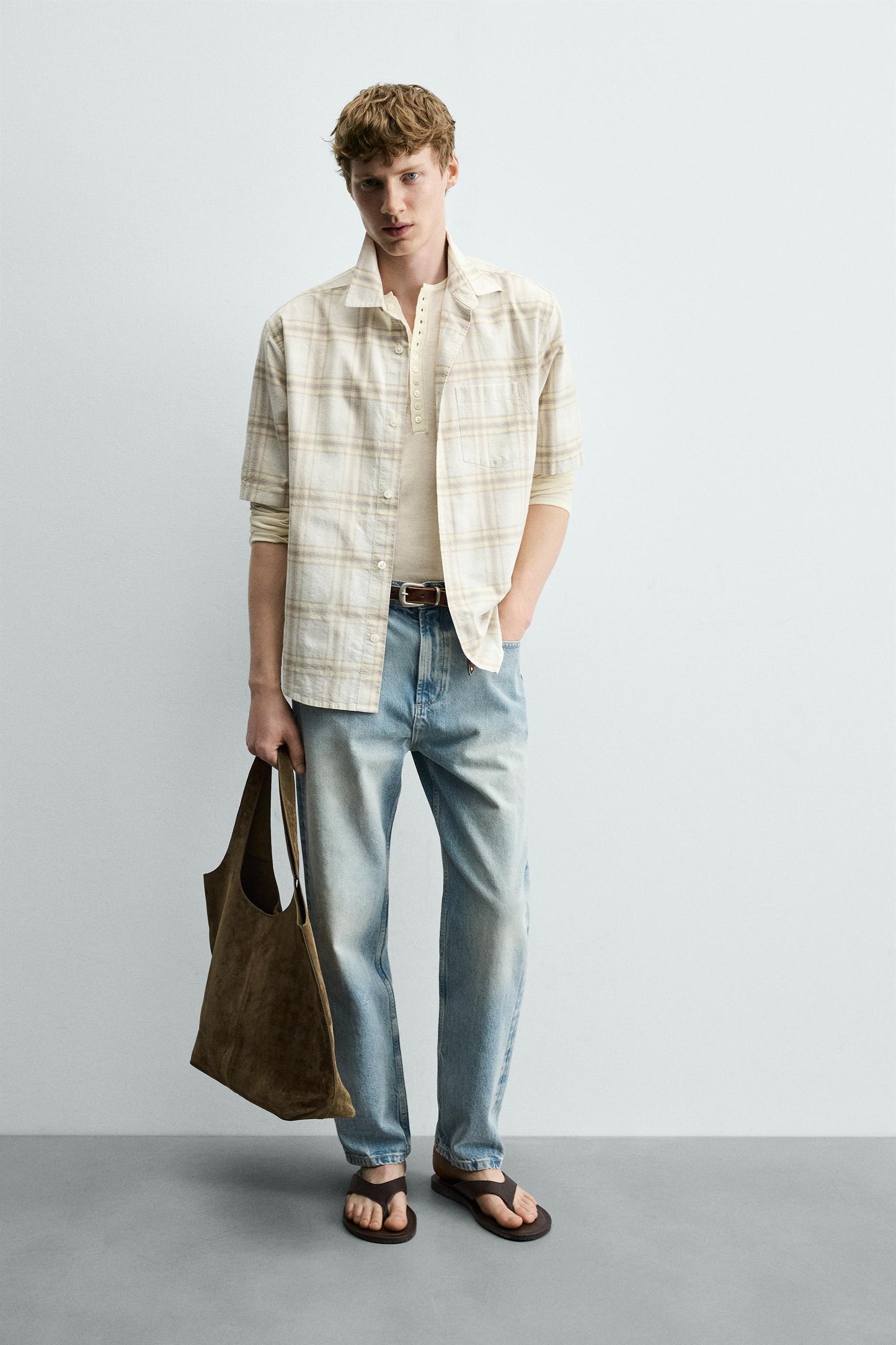 MALA TOTE BAG EM PELE