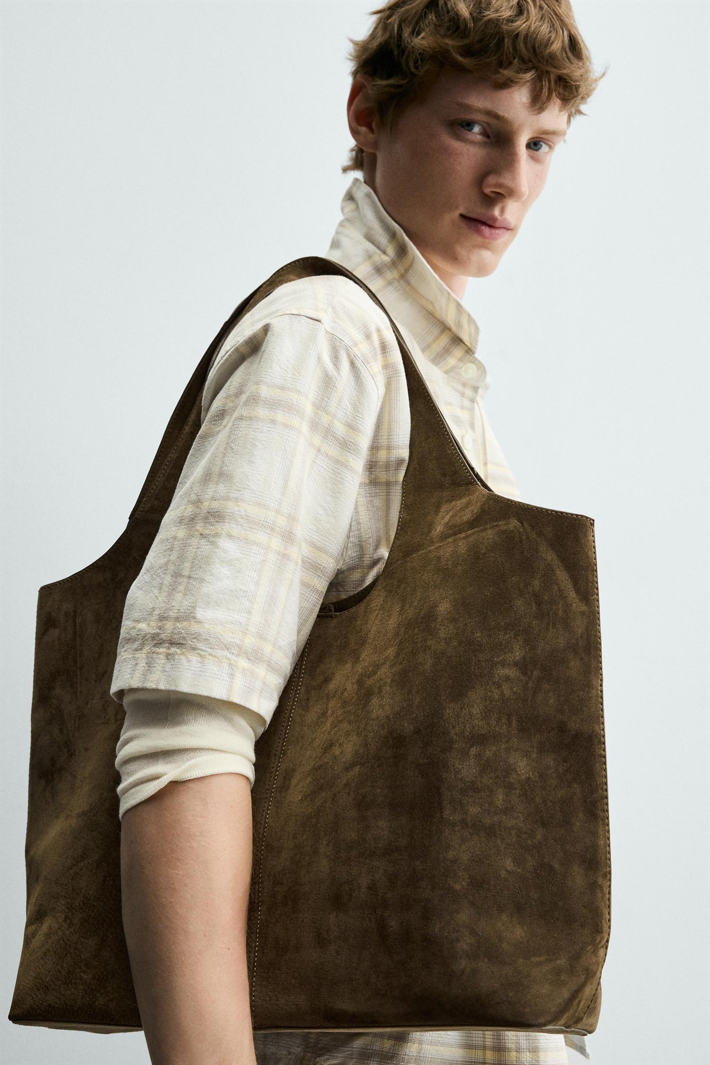 MALA TOTE BAG EM PELE