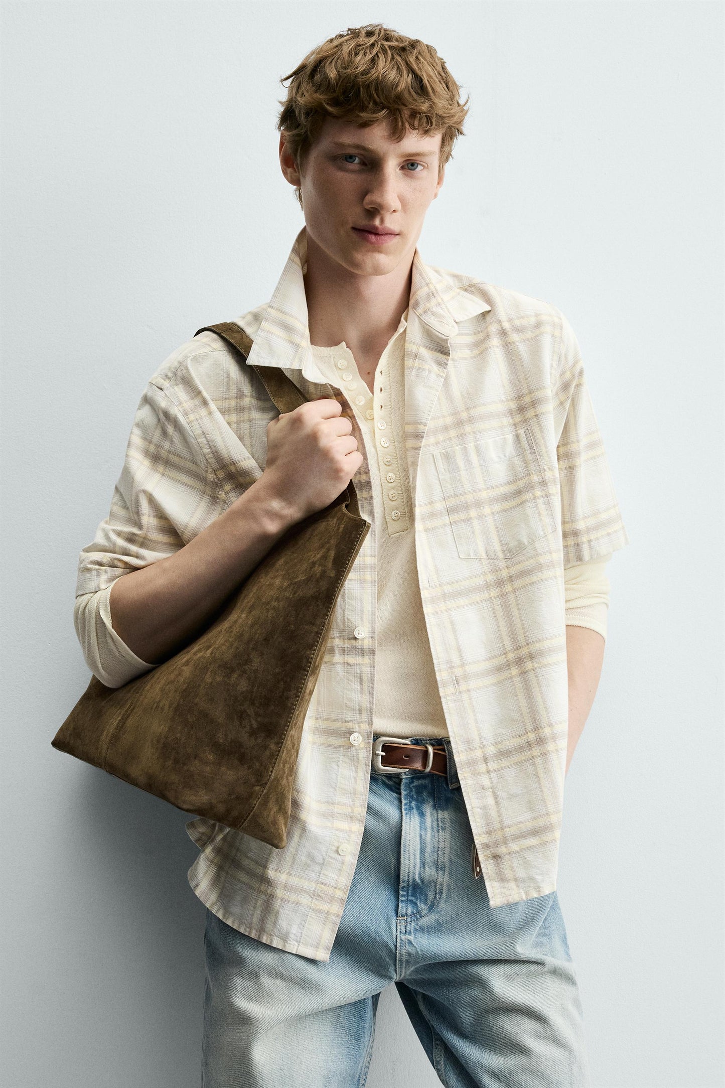 MALA TOTE BAG EM PELE