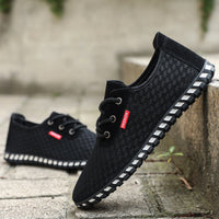 Sapatos de rede de verão para homens, sapatos de rede respiráveis, sapatos casuais de homem, sapatos desportivos de tamanho grande resistentes a odores, sapatos de rede, sapatos masculinos de sola macia