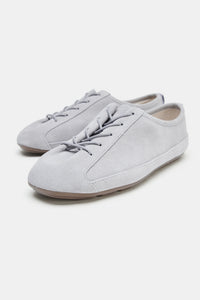 BLUCHER EM PELE - Azul-claro
