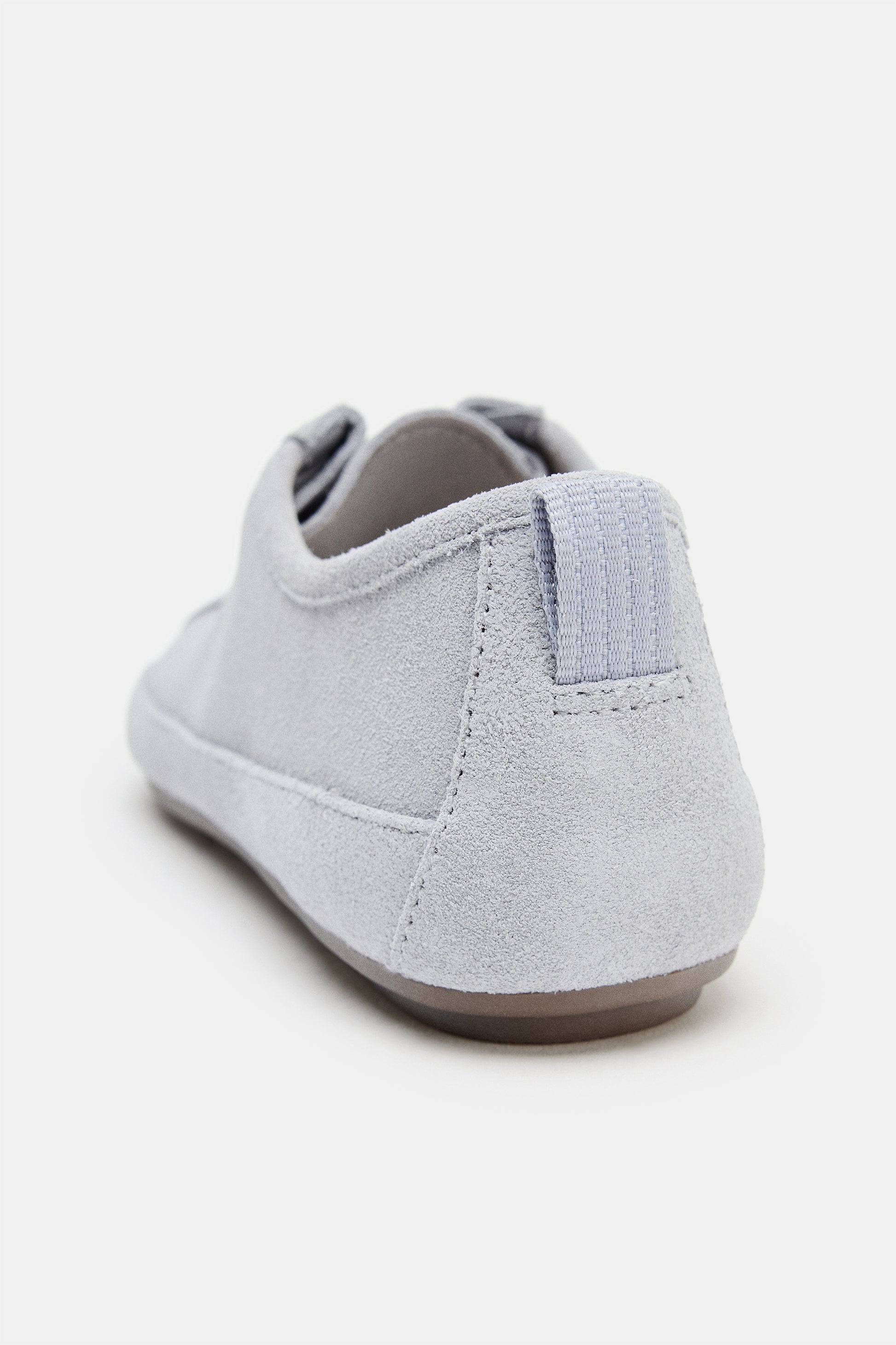 BLUCHER EM PELE - Azul-claro