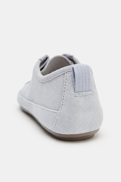 BLUCHER EM PELE - Azul-claro