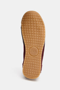 SAPATILHAS COM CONTRASTE - Vermelho-burgundy