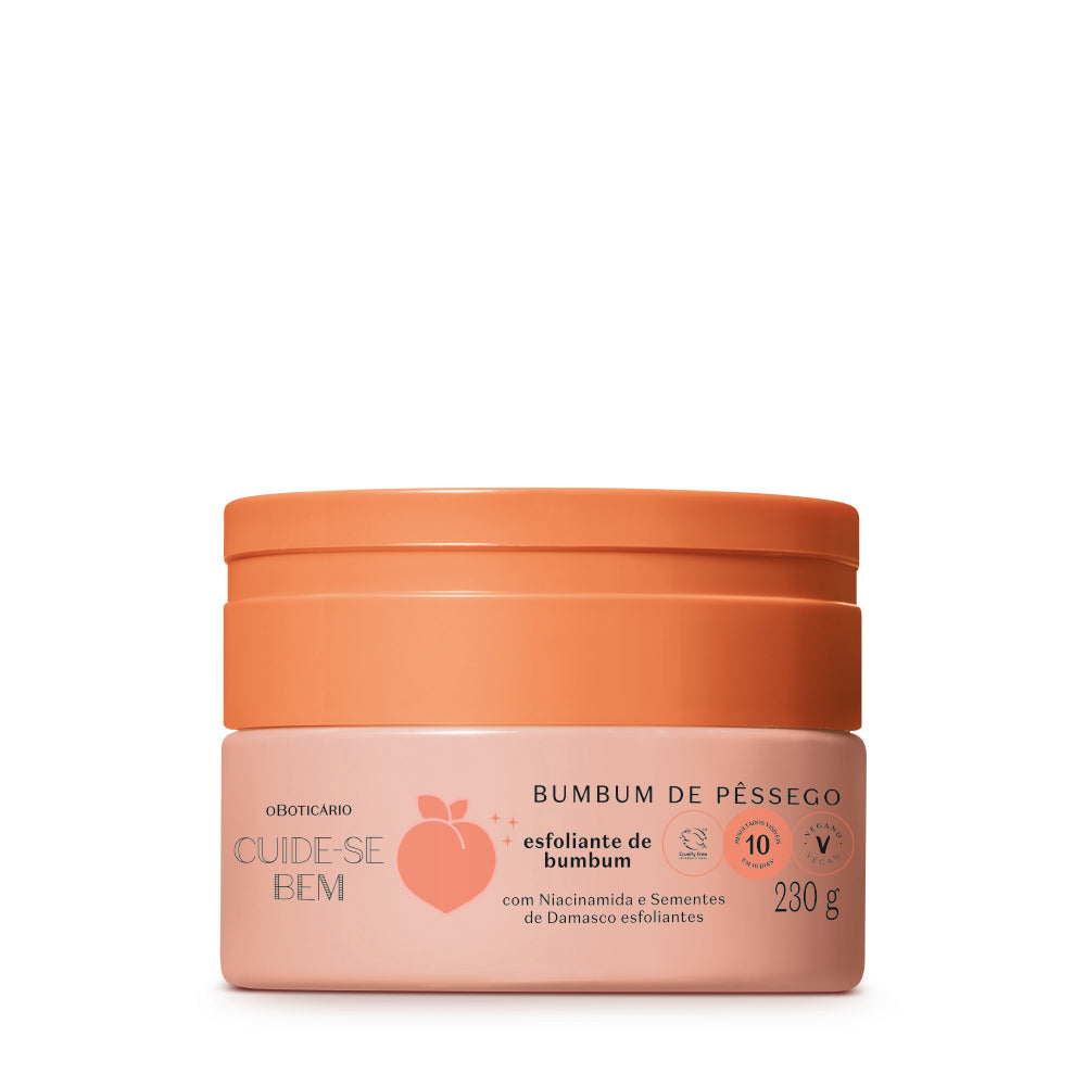 Creme Esfoliante Cuide-se Bem Bumbum de Pêssego