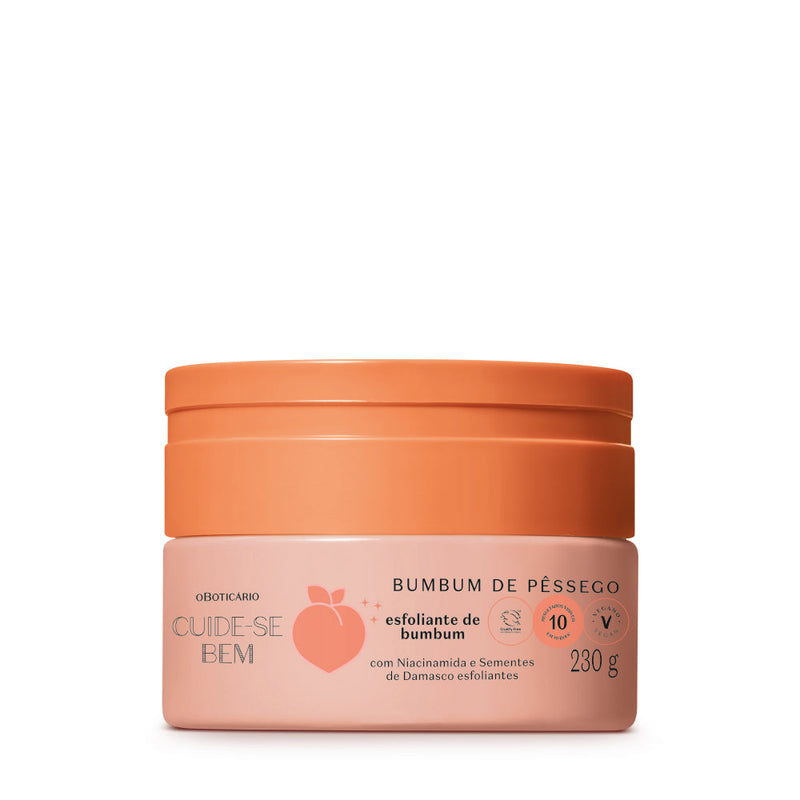 Creme Esfoliante Cuide-se Bem Bumbum de Pêssego