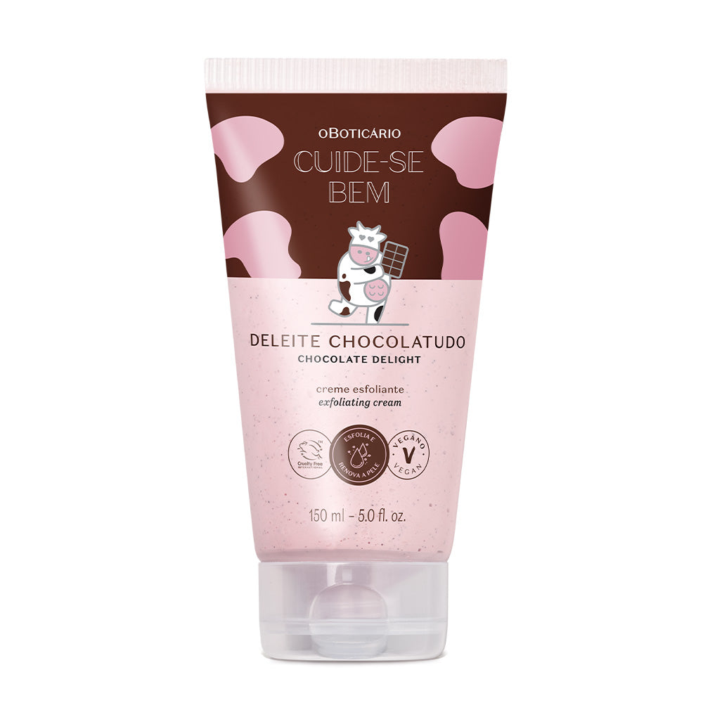 Creme Esfoliante Corporal Cuide-se Bem Deleite Chocolatudo