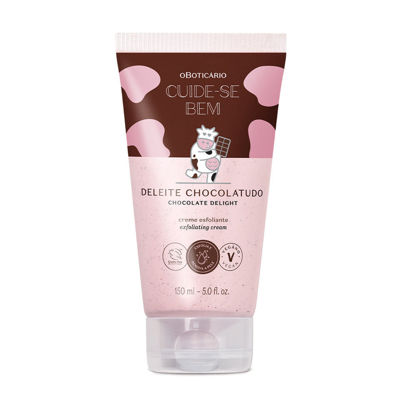 Creme Esfoliante Corporal Cuide-se Bem Deleite Chocolatudo