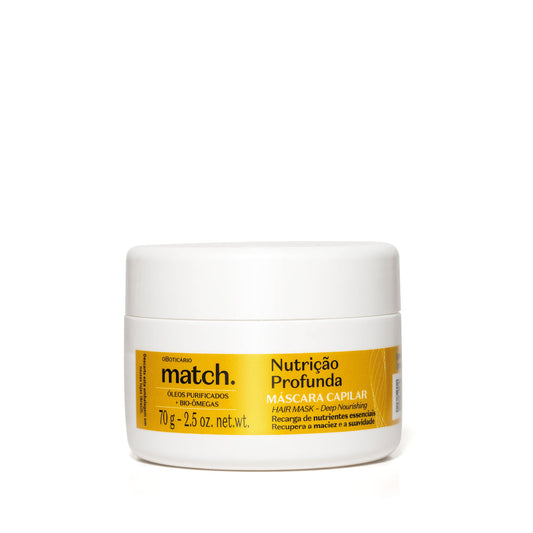 Match Máscara Capilar Nutrição Profunda