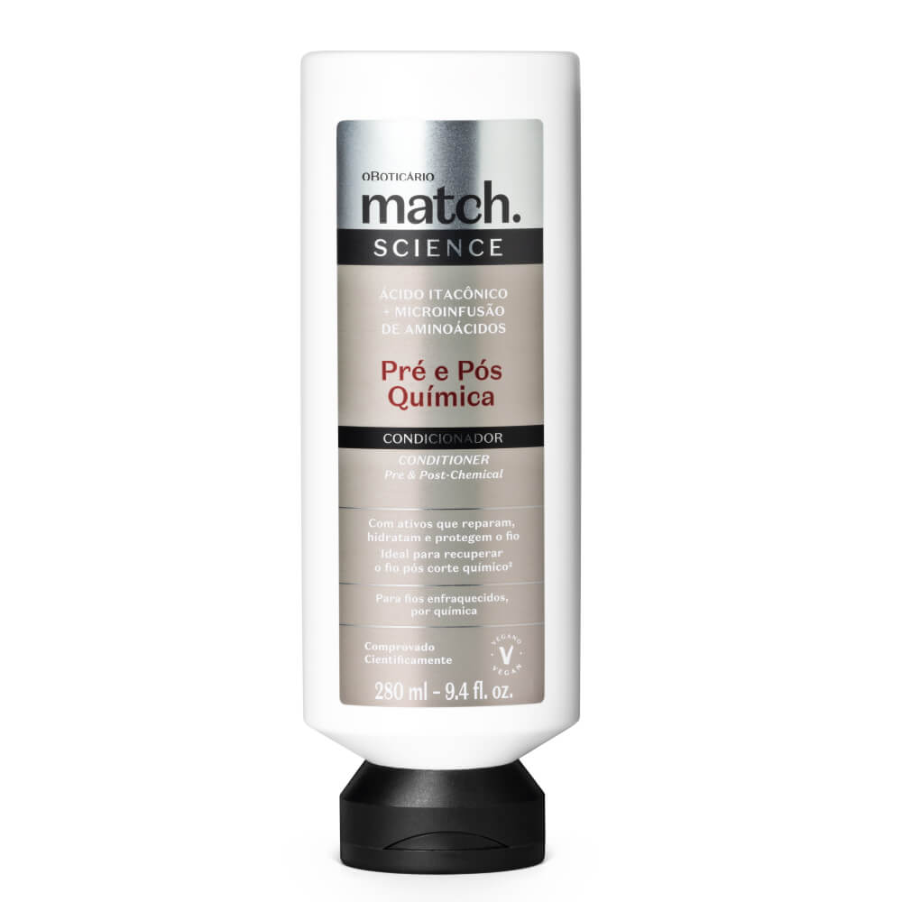 Condicionador Match Science Pré e Pós-Química