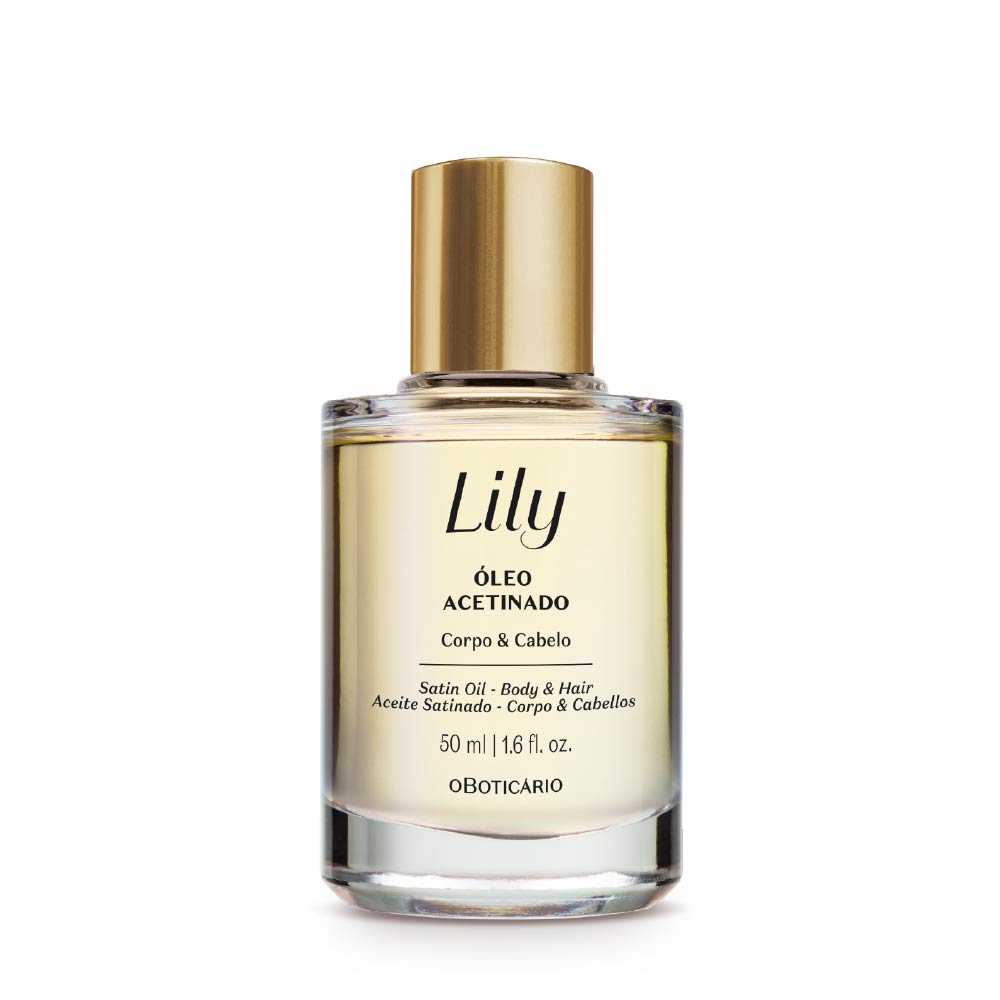 Óleo Multifuncional Acetinado Corpo e Cabelo Lily
