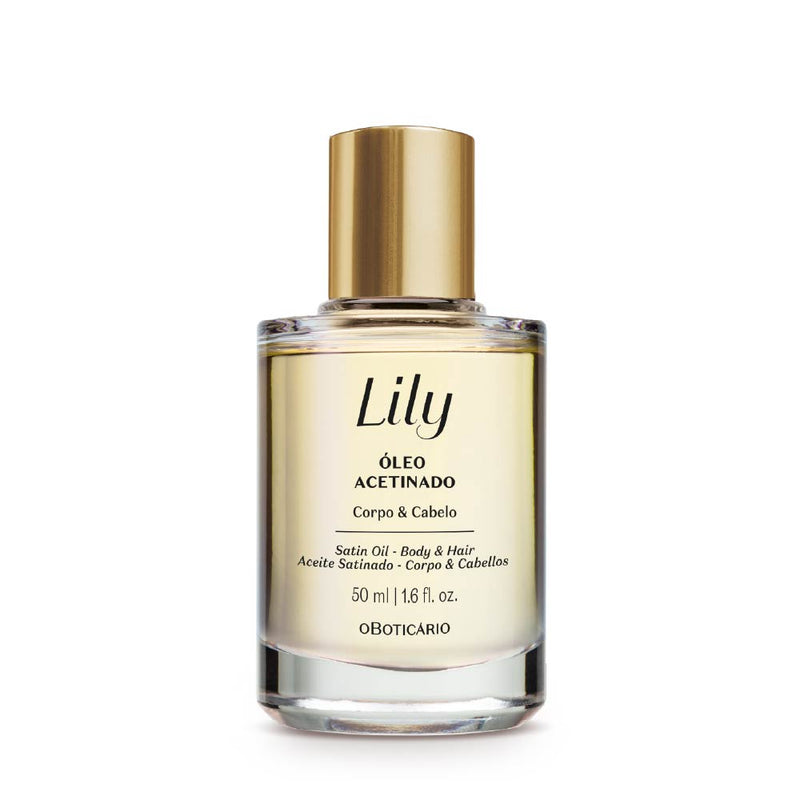 Óleo Multifuncional Acetinado Corpo e Cabelo Lily