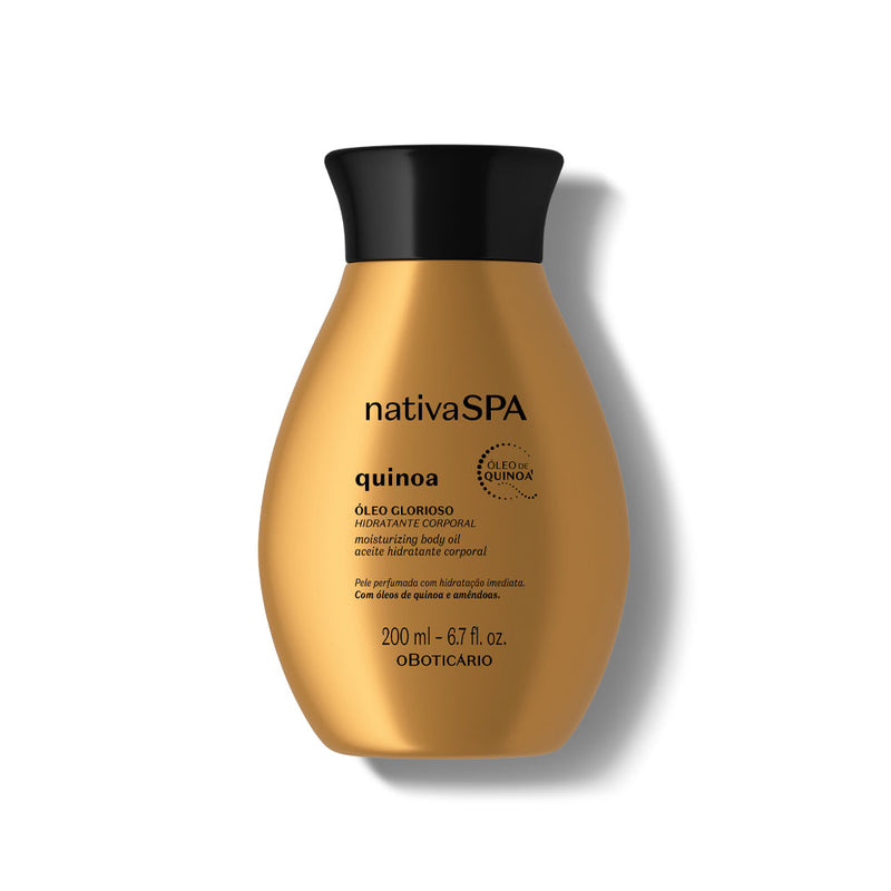 Óleo Glorioso de Banho Nativa Spa Quinoa e Amêndoas