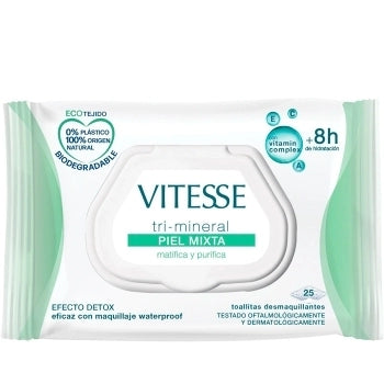Toallitas Desmaquillantes Tri-Mineral Piel Mixta