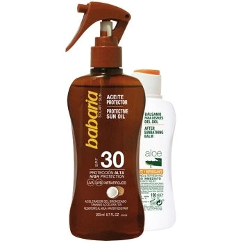 Set Aceite Protector SPF30 200ml + AfterSun 100ml