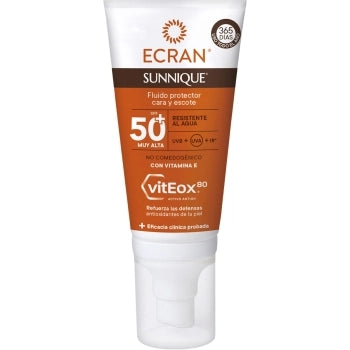 Sunnique Fluido Protector Cara y Escote SPF50+