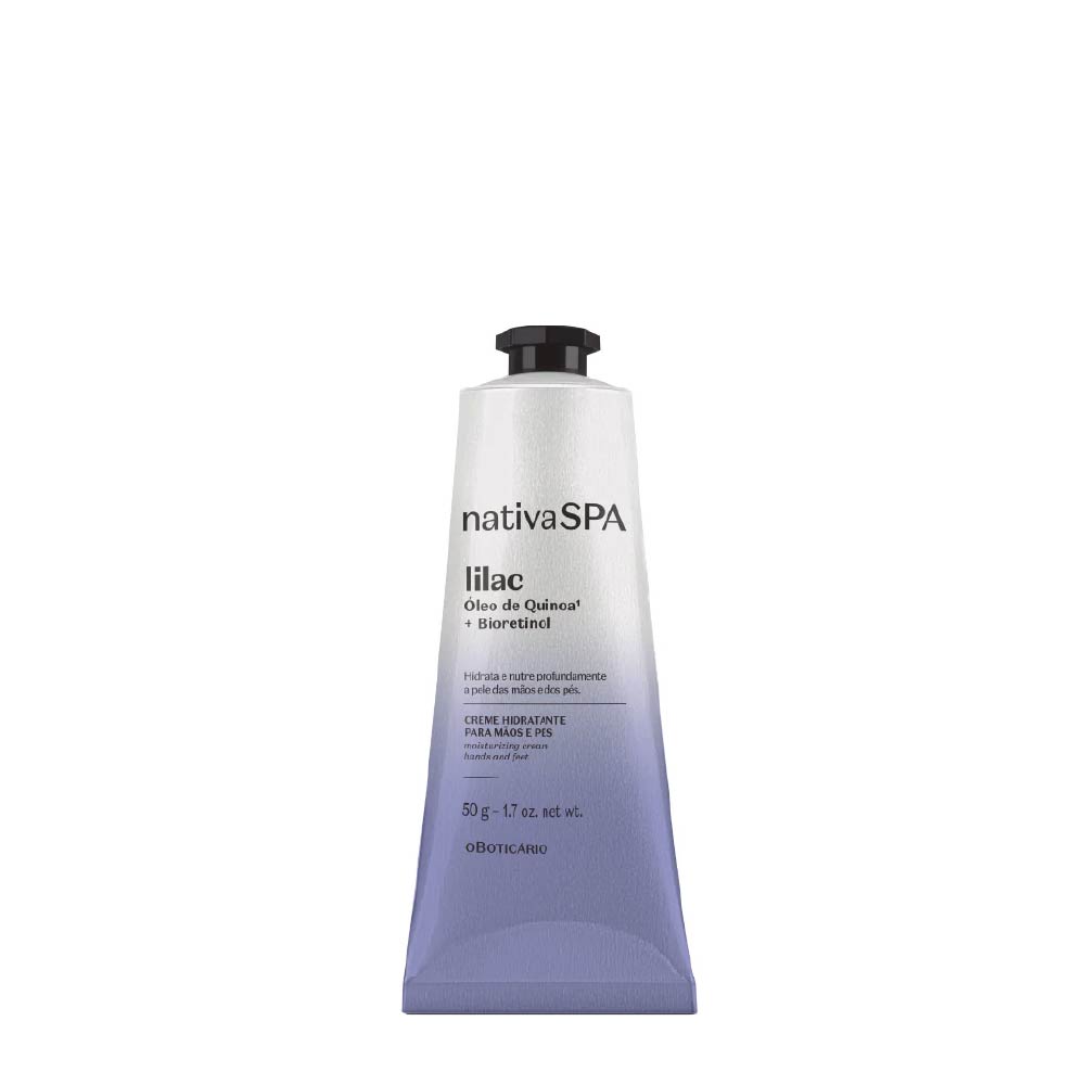 Creme Hidratante Para Mãos e Pés Nativa SPA Lilac