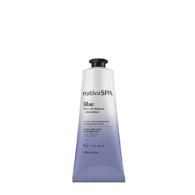 Creme Hidratante Para Mãos e Pés Nativa SPA Lilac