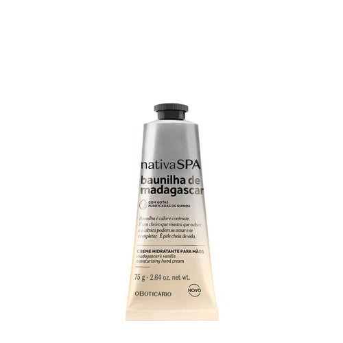 Creme de Mãos Nativa Spa Baunilha de Madagascar