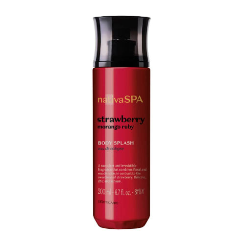 Body Splash Nativa Spa Morango Ruby