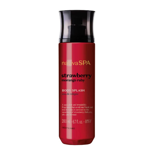Body Splash Nativa Spa Morango Ruby