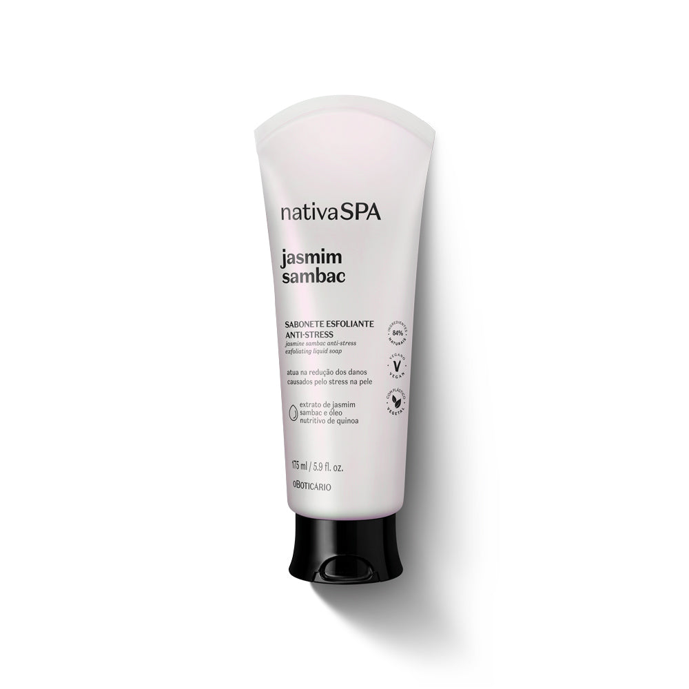 Sabonete Líquido Esfoliante Nativa Spa Jasmim Sambac