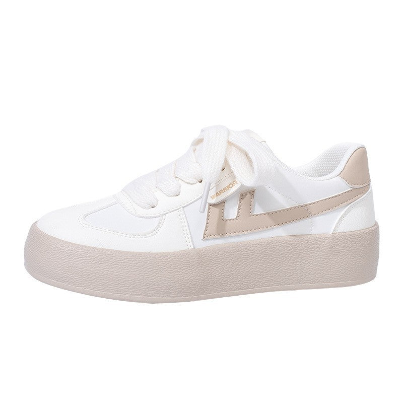 Sapatos simples de madeira de madeira da moda Warrior, sapatos confortáveis de sola grossa para alongar as pernas, sapatos de ensino básico, sapatos de treino moral de casal estilo universitário