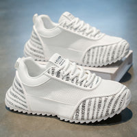 Sapatos de Homem: 2025 Primavera/Verão Novo Moderno Confortável, Grosso, Baixo, Versátil, Resistente ao Desgaste, Com Sola Suave em Malha Antiderrapante, Calçado Desportivo Casual