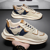 Novos Sapatos Casuais Desportivos com Sola Macia e Sola Moderna para Homens Verão 2025, Sapatos de Pai para Homens com Sola Grossa e Aumento de Altura