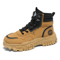 Botas de trabalho altas para outono 2024 para homem, botas Martin para exterior para o exterior, na moda, versáteis e de sola grossa