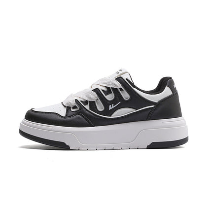 Sapatos modernos e modernos de plataforma simples, sapatos masculinos confortáveis de estilo universitário, ténis casuais casuais casuais de elevado valor estético e que aumentam a altura