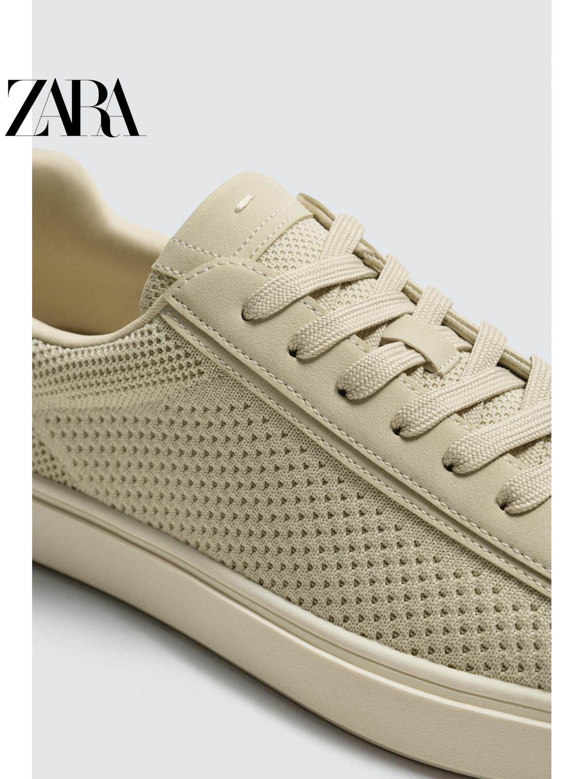 ZARA Coleção Primavera/Verão 2026 - Tênis Masculino Leve e Respirável em Tecido Mesh (2238720 107)