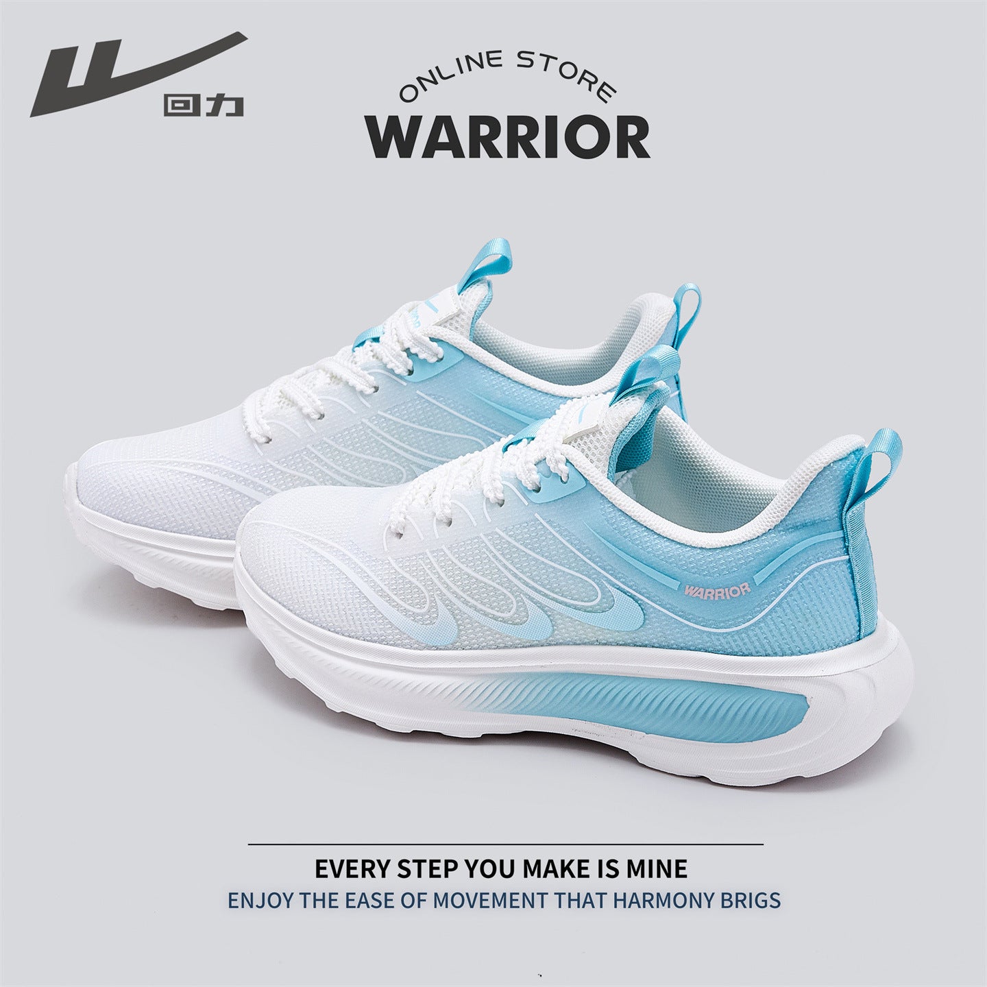Warrior 2026 Novos Singles Femininos de Sola Grossa com Blocos de Cor, Sapatos Casuais de Design Estético Elevado, Ténis Versáteis Modernos e Versáteis