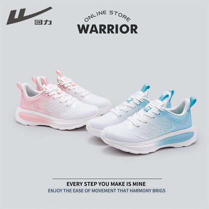 Warrior 2026 Novos Singles Femininos de Sola Grossa com Blocos de Cor, Sapatos Casuais de Design Estético Elevado, Ténis Versáteis Modernos e Versáteis