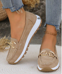 Sapatos desportivos casuais de sola grossa, cadeia metálica casual feminina de exportação, novas sapatilhas sapatilhas plus size no verão 2025