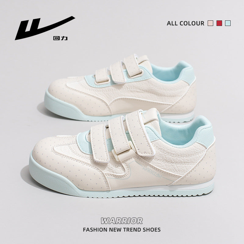 Os novos sapatos de treino morais, confortáveis e versáteis da Warrior, sapatos simples femininos com blocos de cor e design de alto valor, sapatos casuais simples e modernos