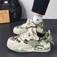 Sapatos Masculinos da Tendência Chinesa 2024 Novos Ténis Casuais Flexíveis Flexíveis de Sola Grossa e Respiráveis de Outono/Inverno, Sapatos Desportivos Modernos Masculinos Na Moda
