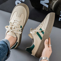 Sapatos de Treino Moral para Homens, 2025 Novo Design de Nicho de Verão Estilo Hong Kong Ténis Casuais Vintage Baixos