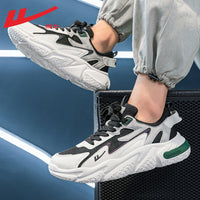 Warrior Korean Sapatos Masculinos Modernos e Fixes, Sapatos Casuais Casuais Retro com Sola Macia, Sapatos Desportivos de Rede com Atacadores, Sapatos de Pai para o Trajeto Diário