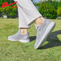 Os novos sapatos casuais simples e versáteis da Warrior, com blocos de cor em malha, sapatilhas desportivas para atividades ao ar livre de alto valor, sapatos femininos de decolte decotado desenhados