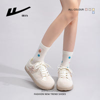 Os novos sapatos casuais casuais confortáveis, confortáveis e confortáveis de alto valor da Warrior da Warrior, na moda, versáteis, modernos, modernos e frescos, com um toque de design
