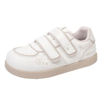 Sapatos de treino Warrior Velcro Virgo para mulheres, sapatos casuais casuais planos e fofos, sapatos preguiçosos estilo bloco de cor feminino