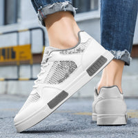 Sapatos masculinos de malha fina, respiráveis, respiráveis de verão, sapatos desportivos masculinos de malha oca, casuais, leves, modernos e versáteis