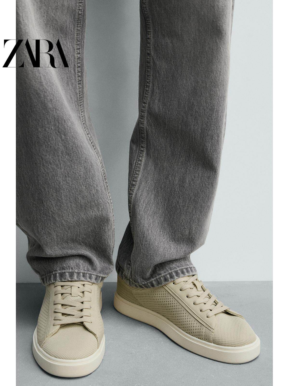 ZARA Coleção Primavera/Verão 2026 - Tênis Masculino Leve e Respirável em Tecido Mesh (2238720 107)