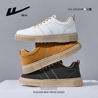 Warrior Simples Sapatos de Plataforma de Cor Sólida Negócios Sapatos de Trabalho para Homens de Deslocação Ténis Casuais Casuais Versáteis Casuais para Deslocações Diárias