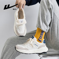 Sapatos minimalistas de topo de gama baixos Warrior, ténis de inverno versáteis forrados a fleece, sapatos casuais de casal