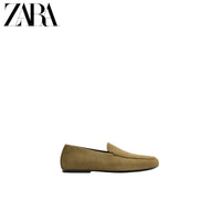ZARA 2026 Primavera/Verão Novos Sapatos Náuticos Masculinos de Couro EDIÇÃO LIMITADA 2654720 091