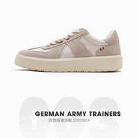 Sapatos de treino moral masculino, primavera/outono 2024 novos sapatos retro retro e versáteis, ténis desportivos casuais de sola grossa para homens que aumentam a altura